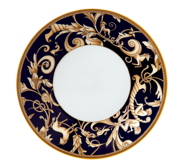 Cornucopia Tekopp under Imperial Blue Accent fra Wedgwood