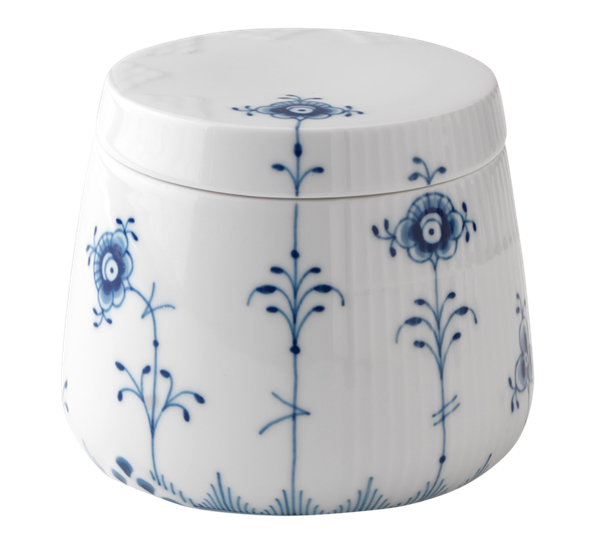 Blue Elements krukke med lokk fra Royal Copenhagen