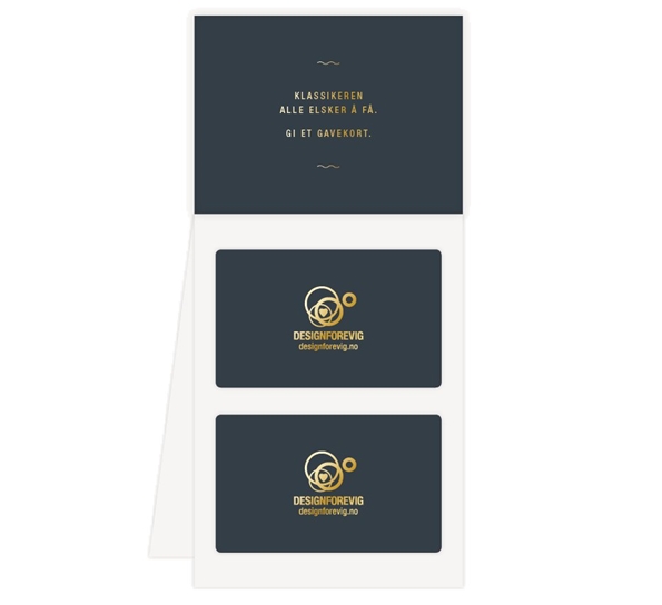 Plexidisplay til gavekort