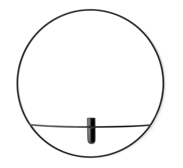 POV circle vase sort fra Audo Copenhagen