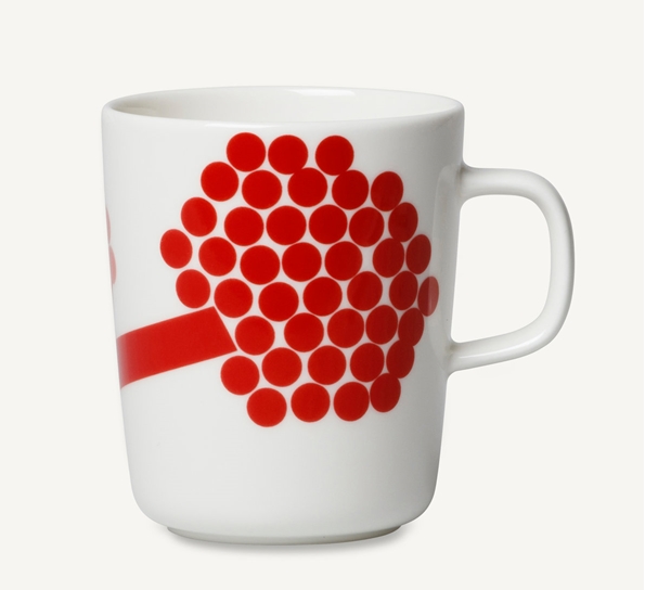 Hortensie krus 2,5 dl rød fra Marimekko