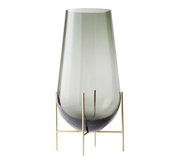 Échasse vase 28 cm smoke fra Audo Copenhagen