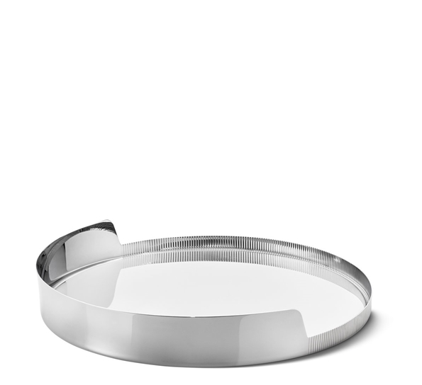 Urkiola pu brett ss ø370mm fra Georg Jensen