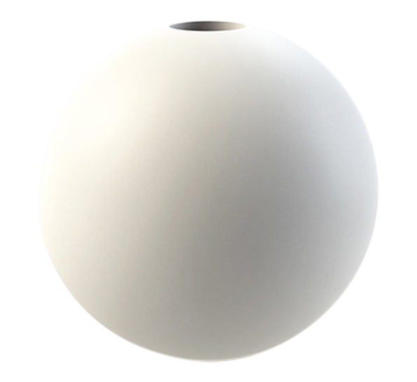 Ball lysestake 10 cm hvit fra Cooee Design