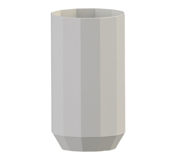 Edge vase 25 cm lysgrå fra Cooee Design