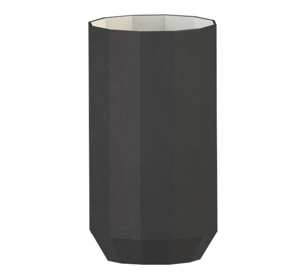 Edge vase 25 cm sort fra Cooee Design
