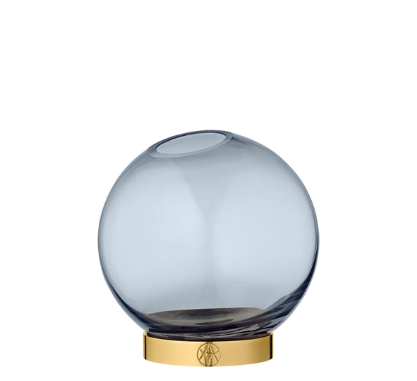Globe vase 10 cm marineblå fra AYTM