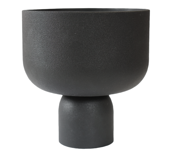 Post krukke sort ø18cm h20cm fra DBKD