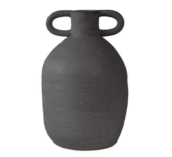 Long urne sort ø14cm h23cm fra DBKD