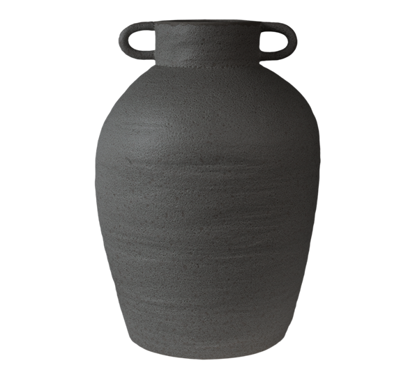 Long urne sort ø24cm h38cm fra DBKD