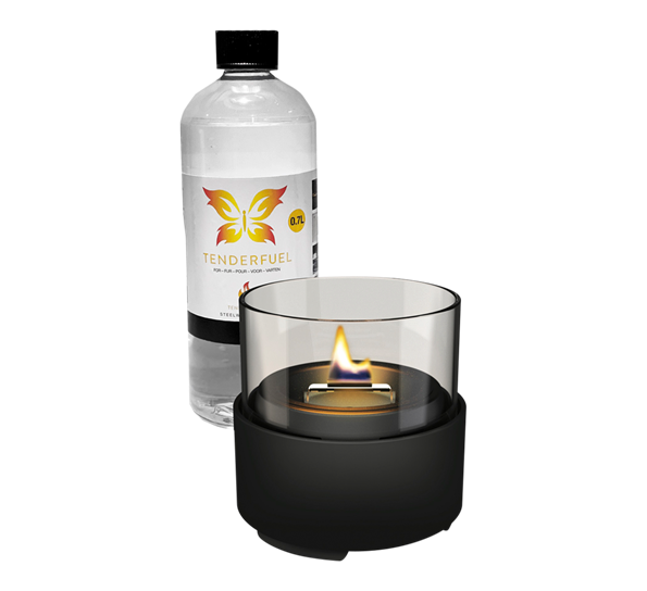 Ivy 13 lykt med 0,7 ltr tenderfuel sort fra Tenderflame