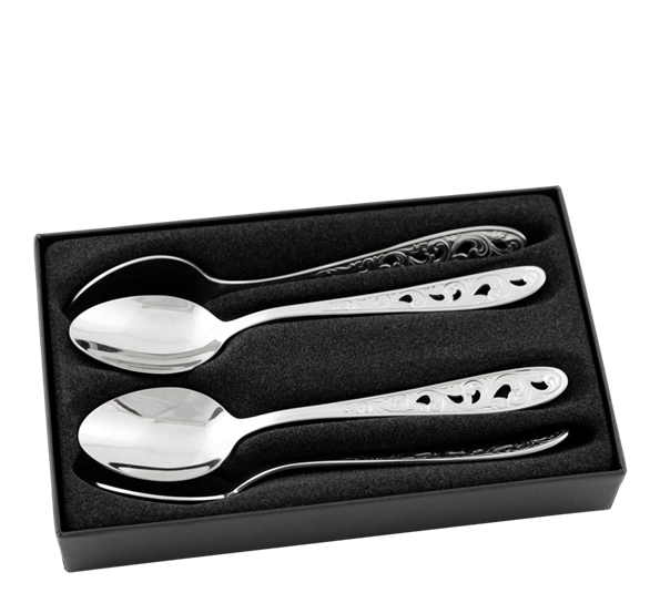 Kristin suppleringssett dessertskje 4 pk fra Hardanger Bestikk