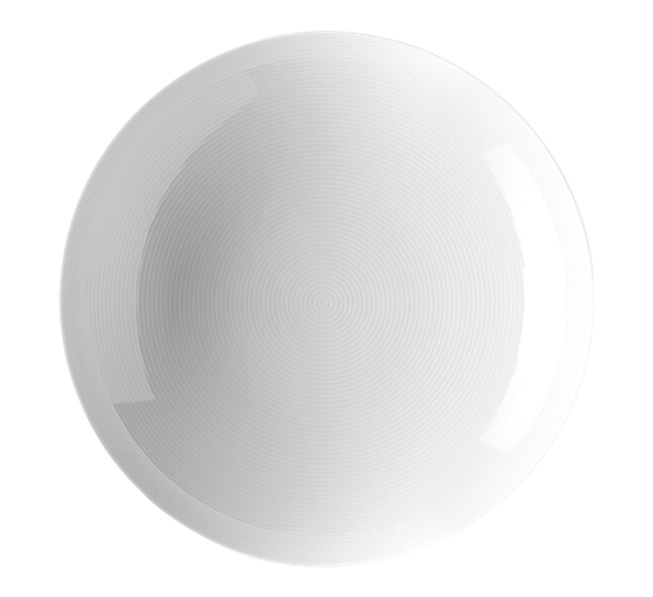 Loft Hvit tallerken dyp 24 cm fra Thomas