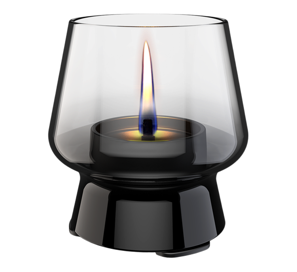 Amaryllis 14 lykt sort fra Tenderflame