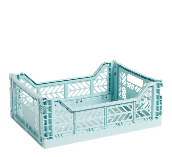Colour Crate 26,5x34,5x14 cm arctic blue oppbevaringskasse fra HAY
