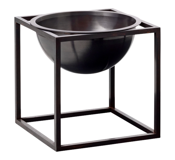 Kubus skål liten burnished copper fra By Lassen