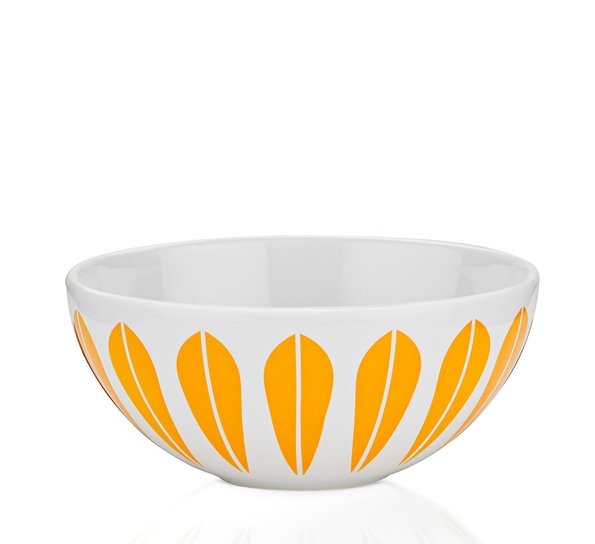 Lotus skål 24 cm oransje fra Lucie Kaas