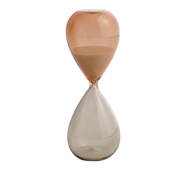 Time M timeglass 15 minutt grå pudder fra HAY