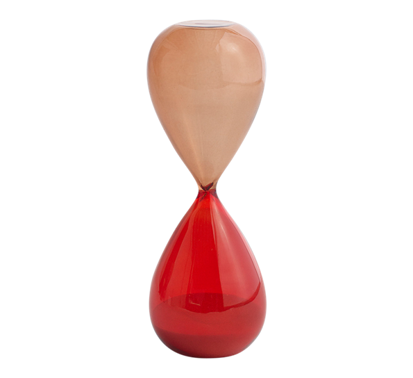 Time M timeglass 15 minutt pudder rød fra HAY