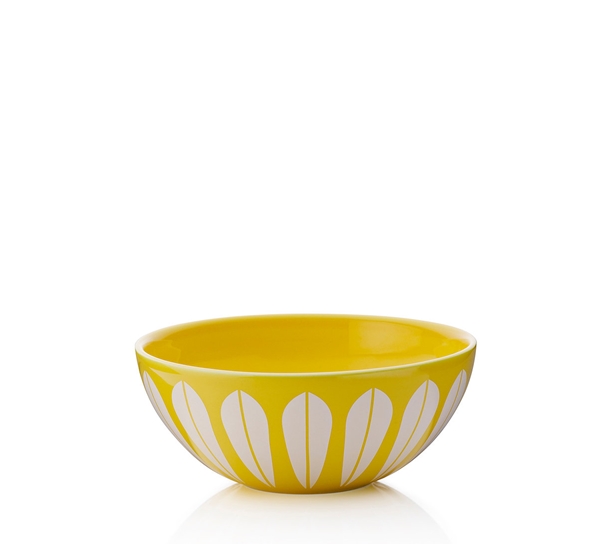 Lotus skål 12 cm gul fra Lucie Kaas