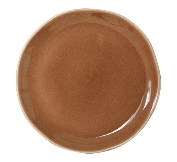 Maguelone tallerken 20 cm Chataigne fra Jars Céramistes