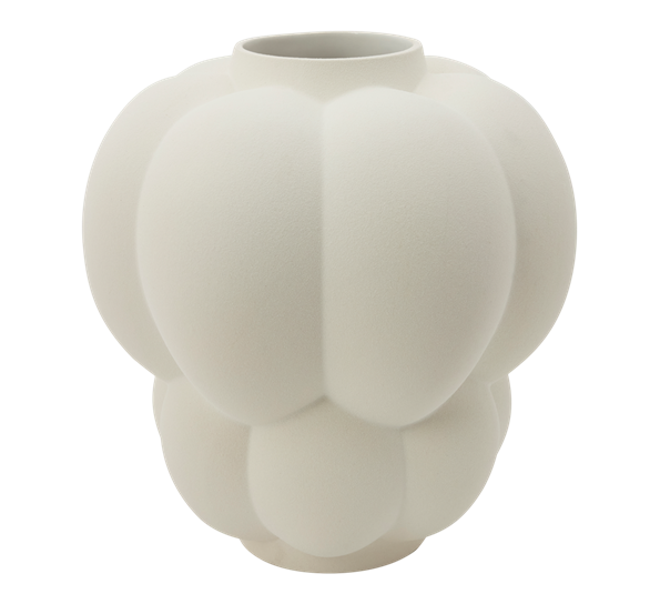 Uva vase h 35 cm krem fra AYTM