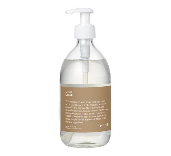 Oppvaskmiddel appelsin, lavendel, krokus og salvie fra Ferm Living