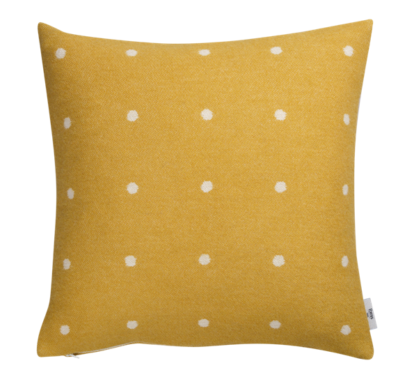 Pastille pute sun yellow 50x50 cm fra Røros Tweed