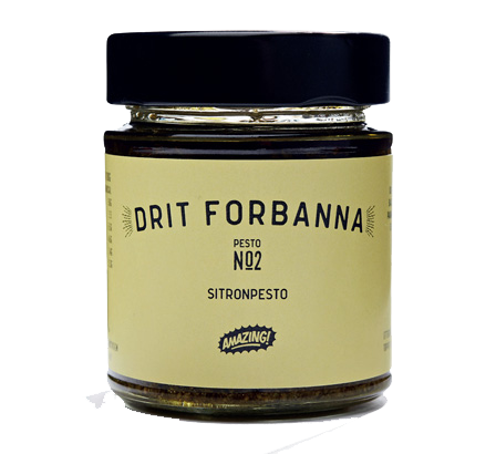 Pesto no 2 Sitron 135g Drit Forbanna