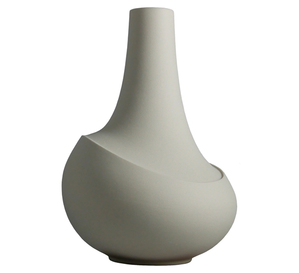 Dance vase stone engobe