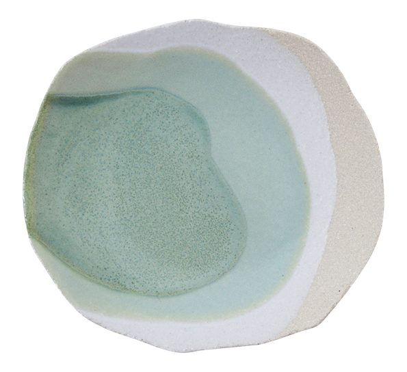 Wabi tallerken 27x30 cm Vert fra Jars Céramistes