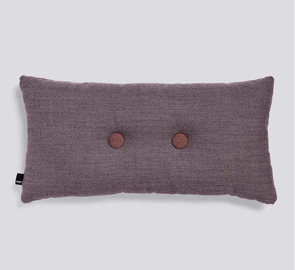 Dot Surface pute grålig burgunder med 2 knapper fra HAY