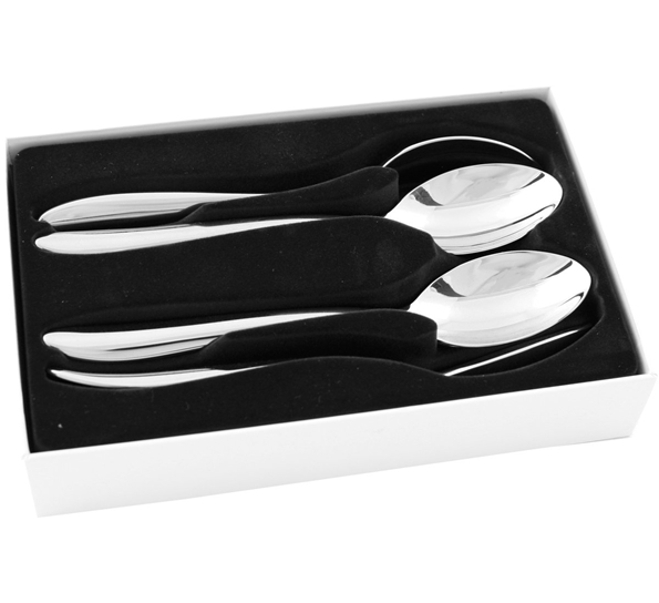 Lykke suppleringssett dessertskje 4 pk fra Hardanger Bestikk