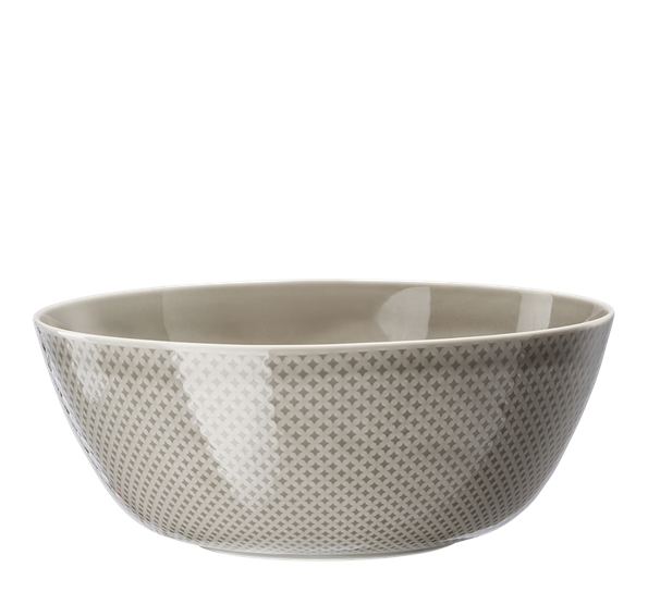 Junto Pearl Grey skål 26 cm fra Rosenthal