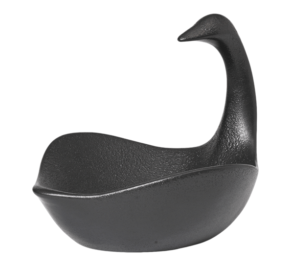 Swan centrepiece skål sort fra Ferm Living