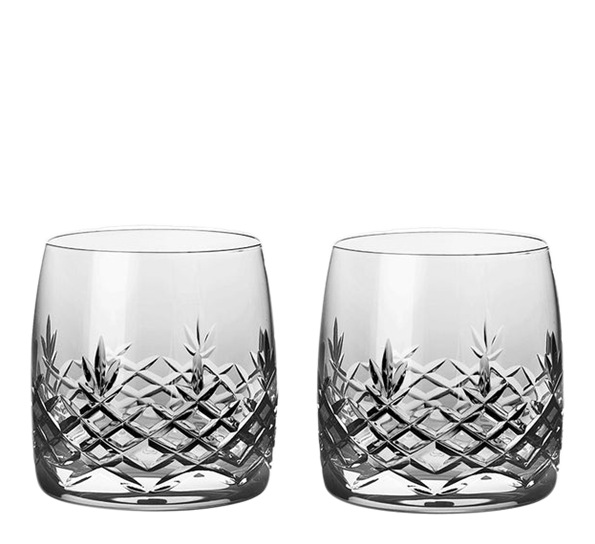 Crispy Dark Aqua vannglass 2-pk fra Frederik Bagger