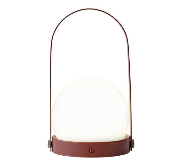 Carrie bærbar led-lampe rød fra Audo Copenhagen