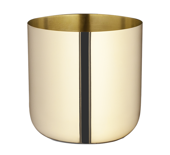 Nurture potteskjuler liten messing fra Skultuna