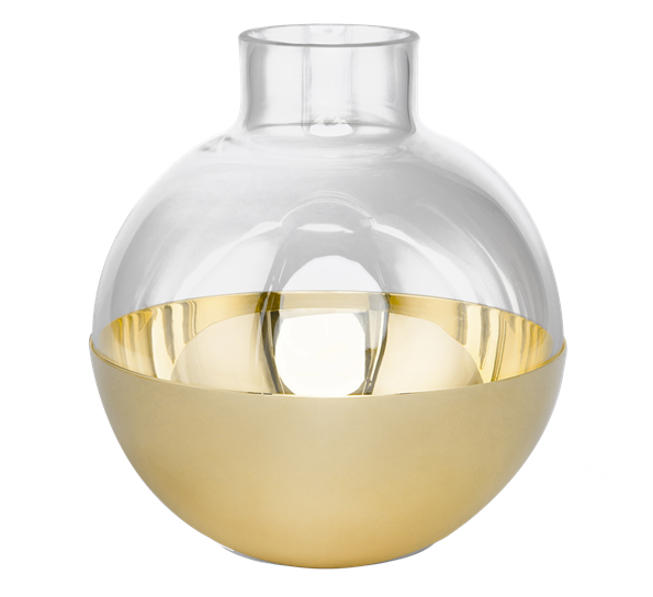 Pomme vase medium messing fra Skultuna