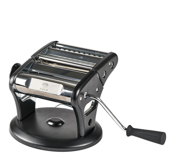 Pastamaskin sort metall aluminium fra Holm