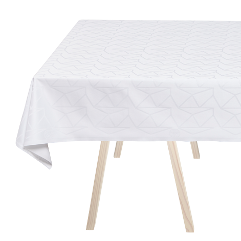 Arne Jacobsen duk 140x200 cm hvit fra Georg Jensen Damask