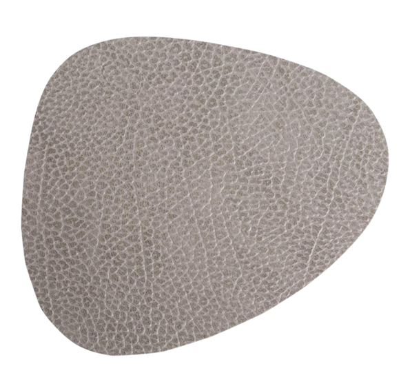 Curve Hippo glassbrikke 11x13 cm antrasitt grå Lind DNA