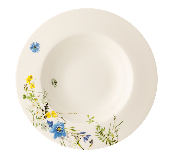 Fleurs Des Alpes tallerken dyp 23 cm med fane fra Rosenthal