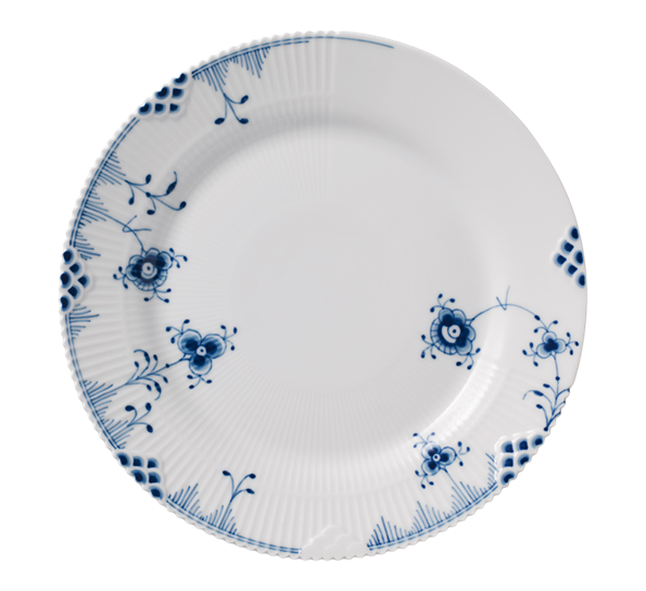 Blue Elements dessertasjett 19 cm fra Royal Copenhagen