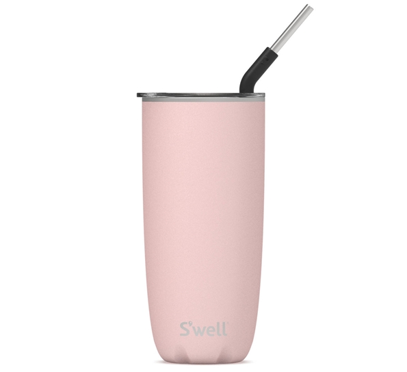 Tumbler 7dl med sugerør pink topaz fra S`well