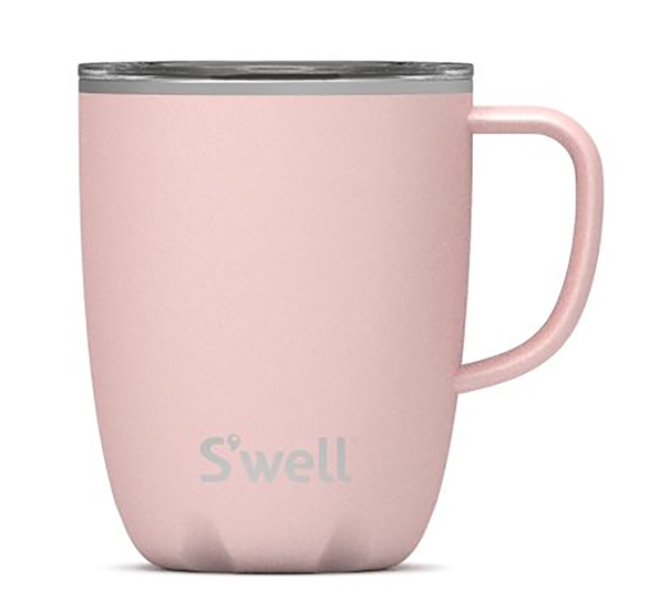 Krus 3,5dl med hank pink topaz fra S`well