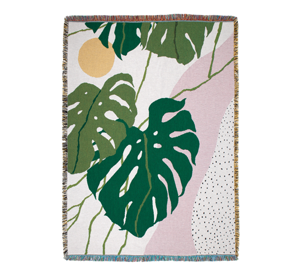 Ashby pledd 137 x 178 cm fra Slowdown Studio