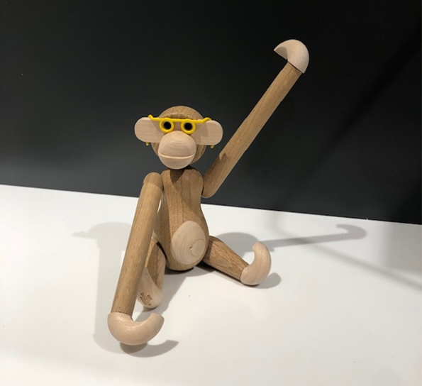 Marius briller gule Kjær Bak