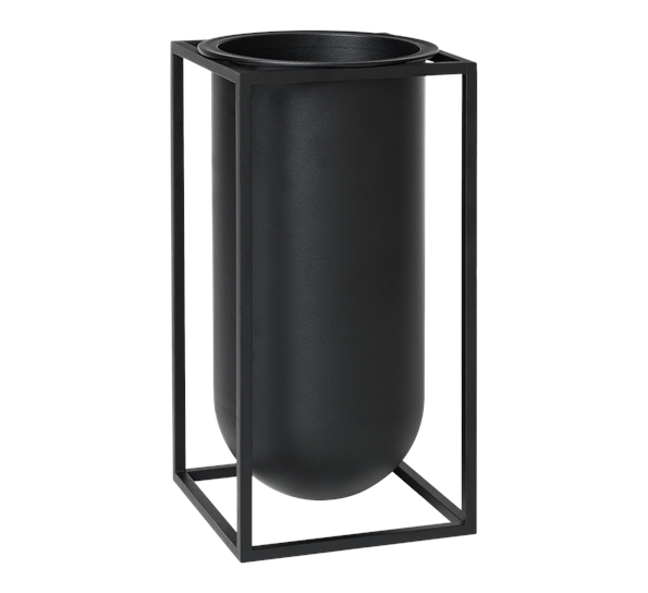 Kubus lolo vase sort fra By Lassen