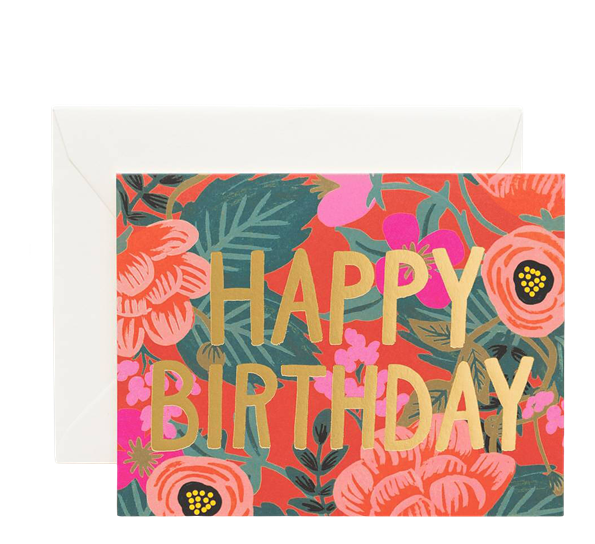 Kort Poppy Birthday fra Rifle Paper Co.